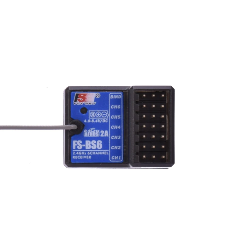 Flysky FS-BS3 BS4 BS6 2.4G 6CH Receiver with Gyro Stabilization System for Flysky FS-IT4S IT4 FS-GT2 FS-GT2E GT2F Remote Control