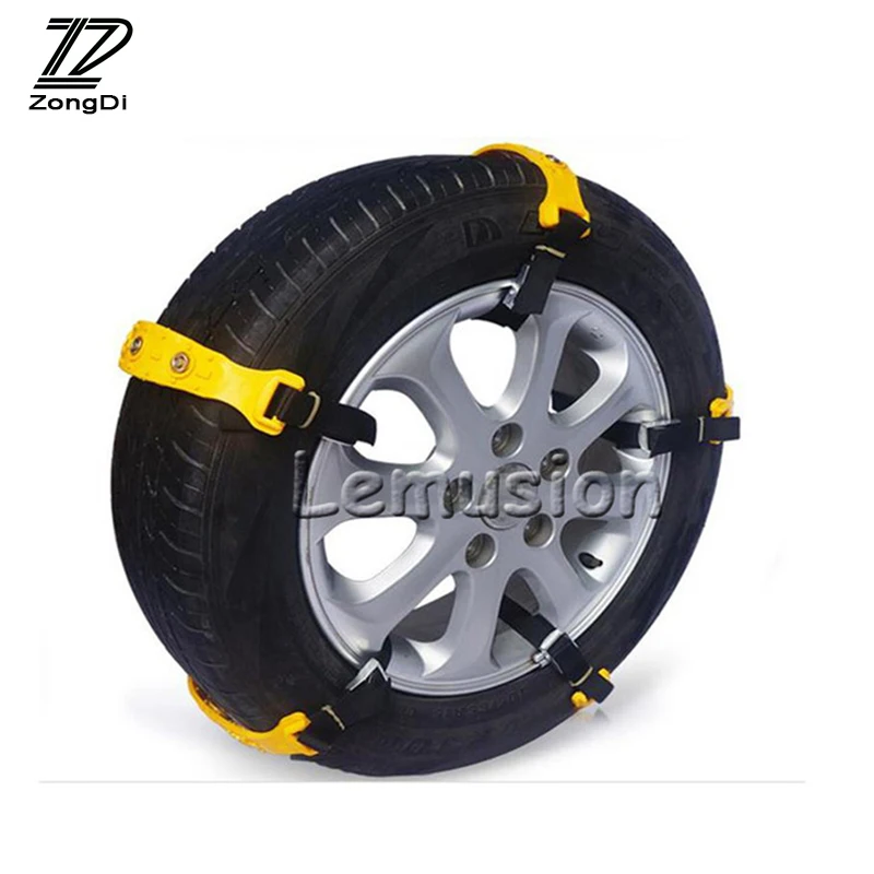 

ZD 10pcs Car Tire Anti-skid Snow Tyres Chains For Ford Focus 2 3 Fiesta Kuga Fusion Ranger Ecosport Chevrolet Cruze Aveo Captiva