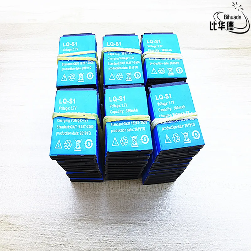Batería de polímero de iones de litio para reloj inteligente DZ09, batería recargable de 2019 mAh, 3,7 de buena calidad, duradera, LQ-S1