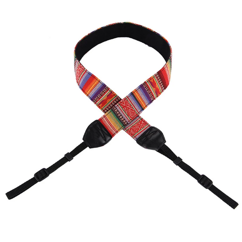 10 قطعة/الوحدة أنعم كاميرا الكتف حزام أروع العرقية نمط حزام شريط حول ياقة الملابس العنق للكاميرا