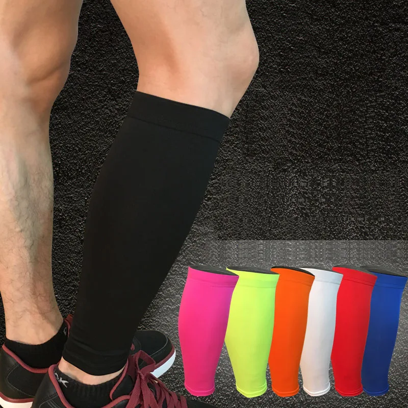 1PCS Men Women Cycling Leg Warmers Base Layer Compression Leg Sleeve Running Football Basketball Calf Support Shin Guard