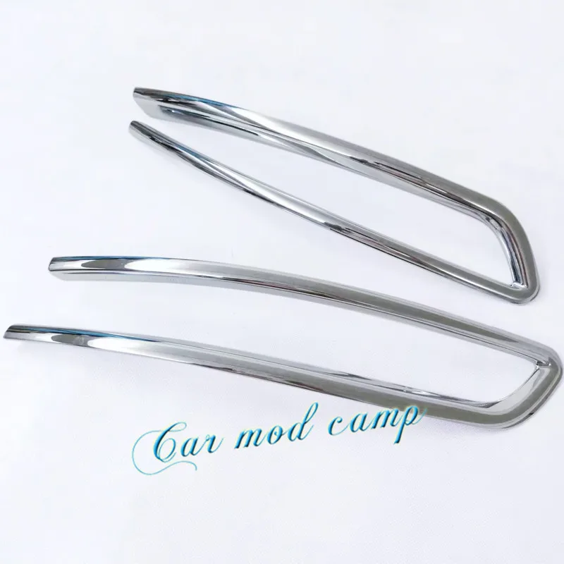 Car Accessories for Skoda Kodiaq 2017 2018 2019 2020 ABS Chrome Rear Fog Light Lamp Garnish Cover Trim 2pcs
