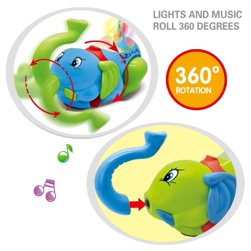 Eletrônico Musical Elefante Brinquedos, pode cantar, caminhar, interativo, som elétrico Animais de estimação, Animais, Brinquedos para crianças, Presentes, 1Pc