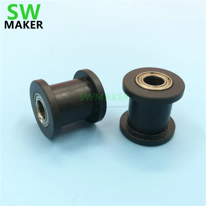 

2pcs DIY Replicator Z18 replacement Idler Pulley for Replicator Z18 3D printer Delrin idler 5mm bore 10mm timing belt