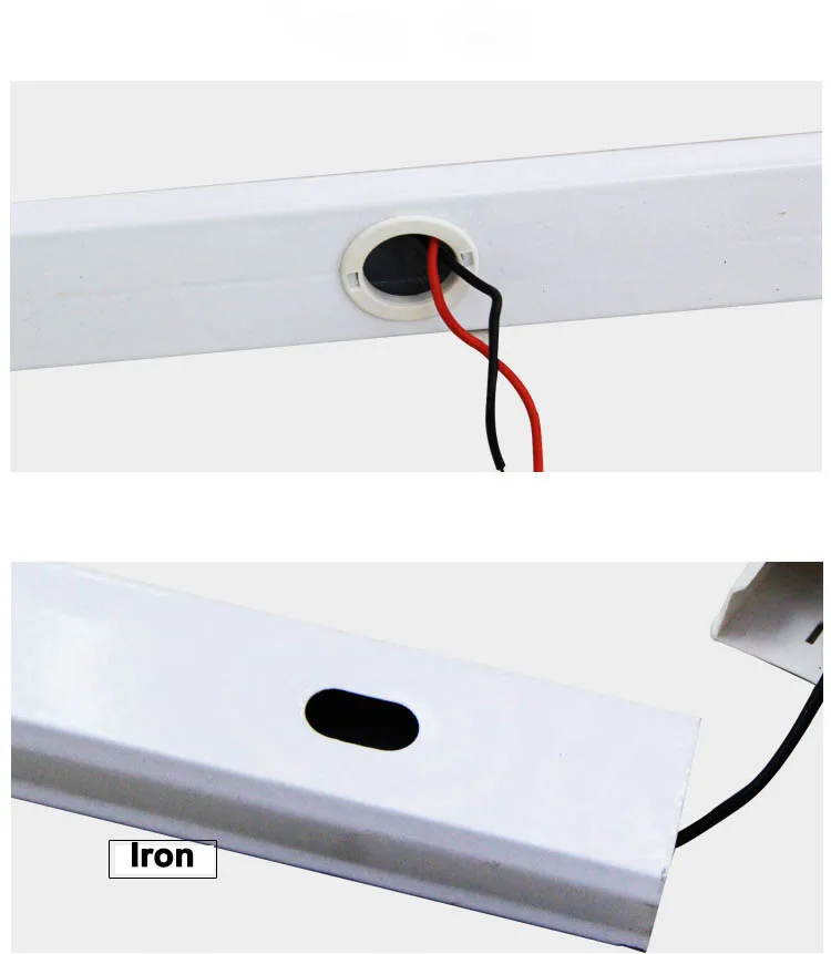 Led Tube Support 4ft t8 Fixture 1200mm Support Iron Bracket T8 Integrated Led Fixture,60 pcs/Lot,  Free Shipping