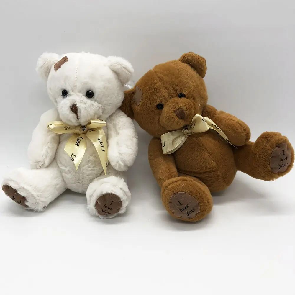 1pc 15cm Patch Bear Dolls Bear Soft Toy Bear Wedding Gifts Toy Birthday gift brinquedos Soft toys