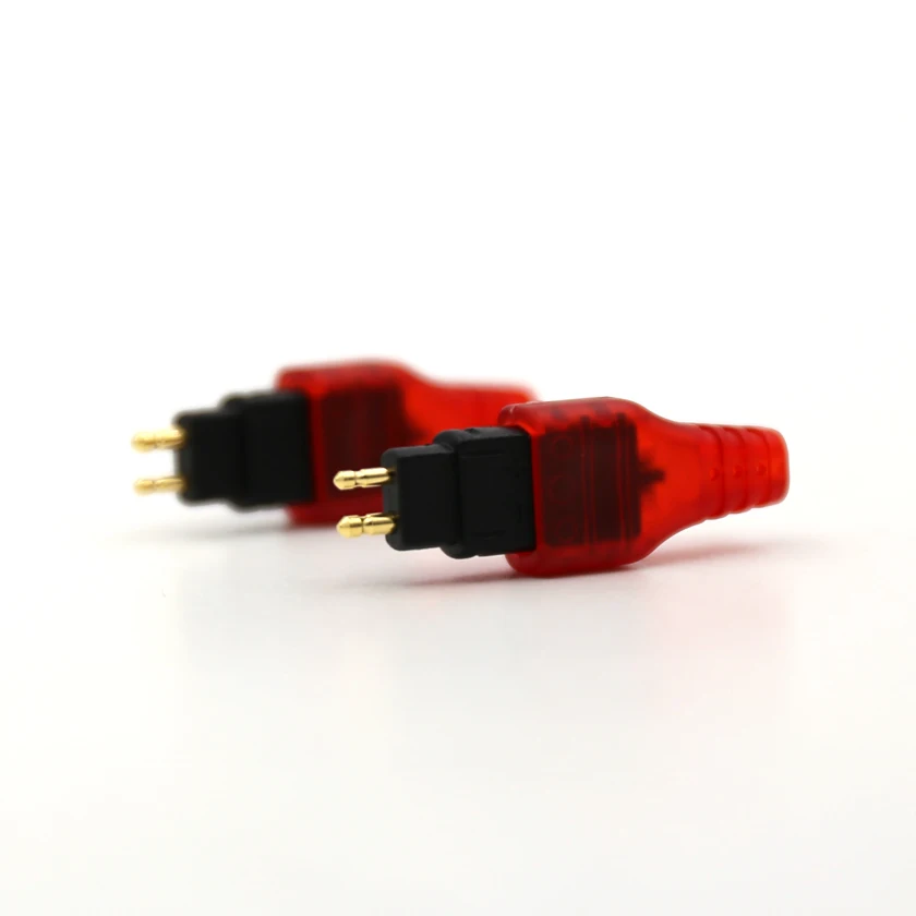 Vermelho fone de ouvido fone de ouvido, DIY Upgrade Adapter, HD580,HD600,HD650, 2pcs