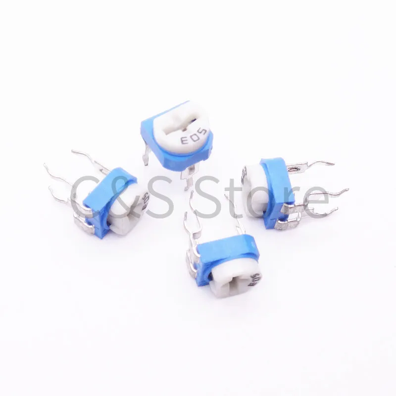 10pcs RM065 RM-065 100 200 500 1K 2K 5K 10K 20K 50K 100K 200K 500K 1M ohm Trimpot Trimmer Potentiometer variable resisto