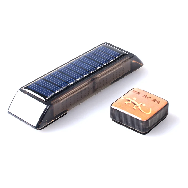 2pcs Solar Magnetic Wireless Car Door Opening Warning Lights LED Waterproof Strobe Flashing Anti-Collision signal light