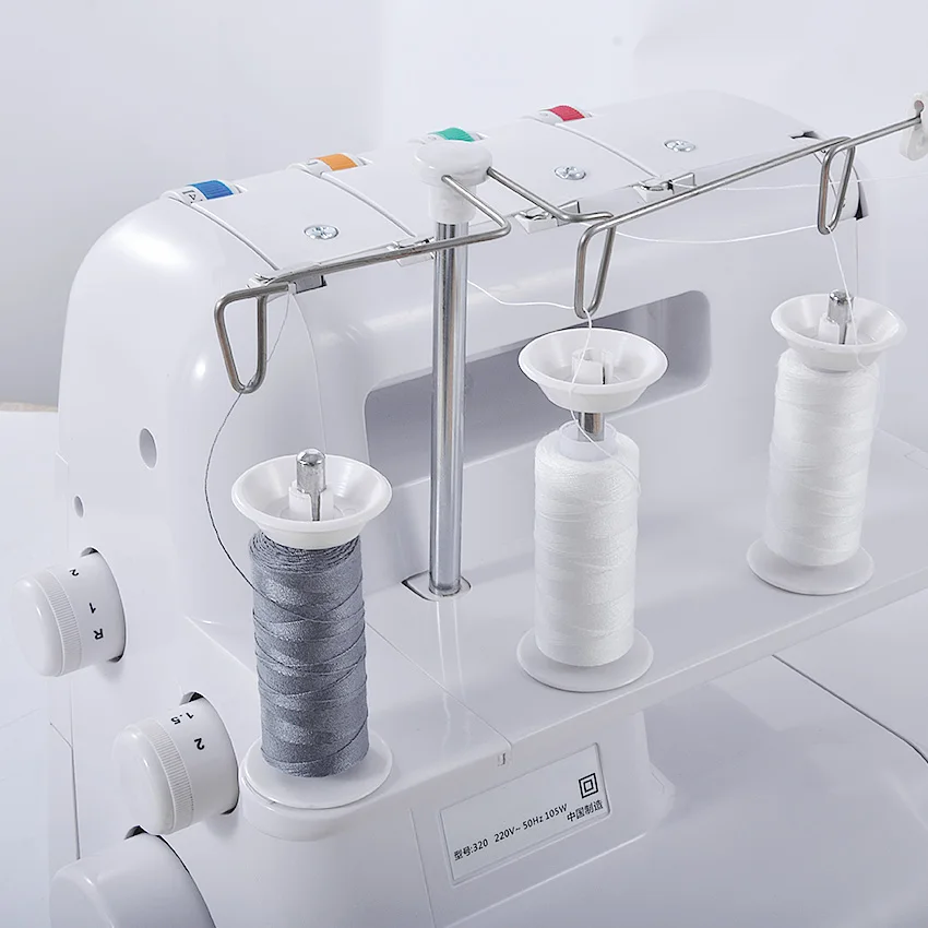 Imagem -05 - Máquina de Costura Overlock Multifuncional Manual Inglês 220v 110v 320