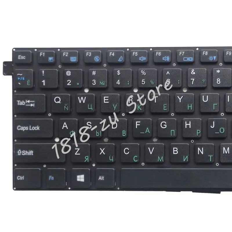 YALUZU NEW FOR Clevo W550AU W555AUQ W550EL W555EL W550SU W550SU1 W555SU1 W555SUW KEYBOARD NO Frame russian RU layout