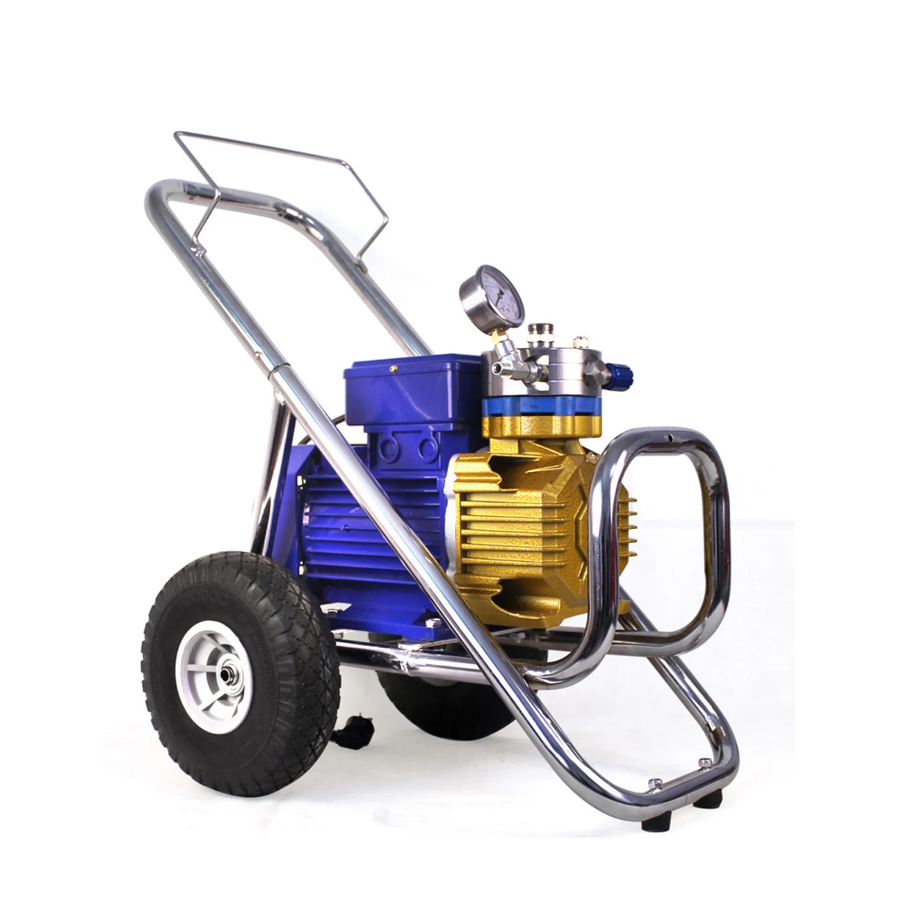 Airless spraying machine,latex paint interior and exterior wall paint paint color steel tile steel structur,Support double guns.