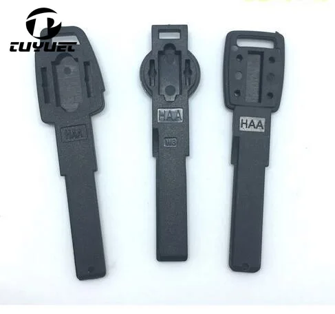 10PCS Plastic Emergency Spare Key for Audi A6L.A6.A4L.A3.A8 Smart Key Blade Shell