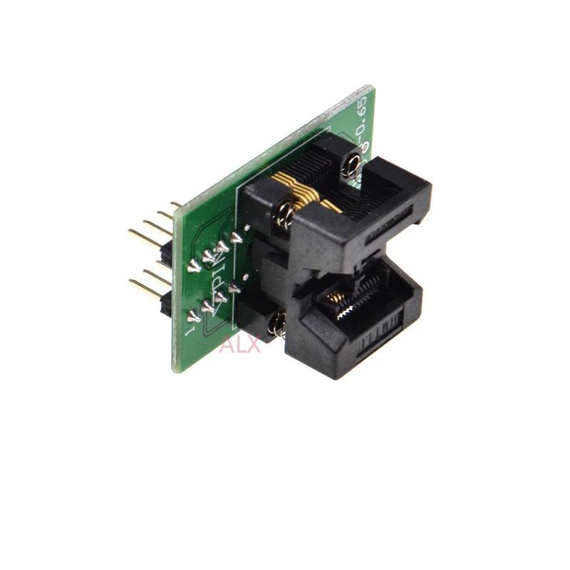 1 pz SSOP8 TSSOP8 a DIP8 presa adattatore programmatore TSSOP a DIP convertitore chip di prova IC per passo 0.65MM