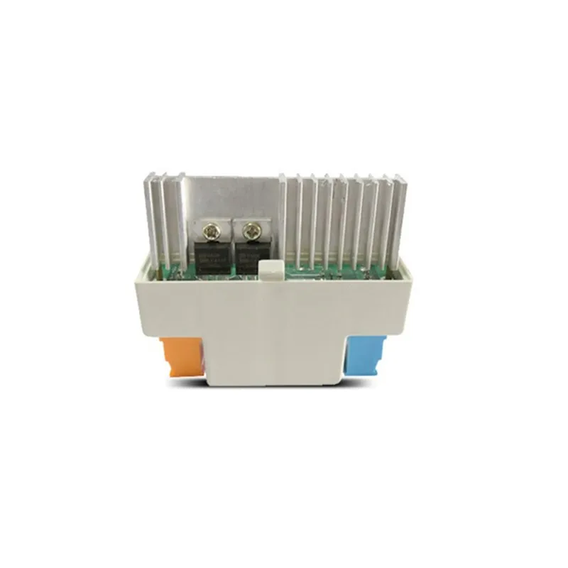 Din Panduan 2 Loop Kompak Solid State Relay SSR 5A DC24V dengan Heat Sink