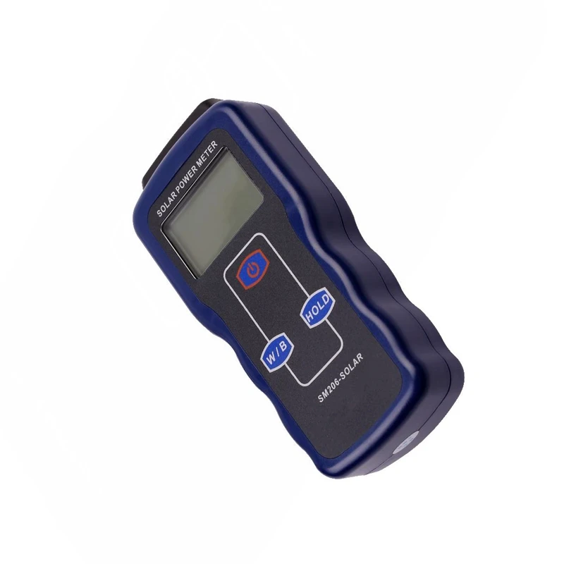 Solar Power Meter High Precision Light Meter Solar Radiation Tester Optical Solar Research Glass Light Intensity Data Peak Hold