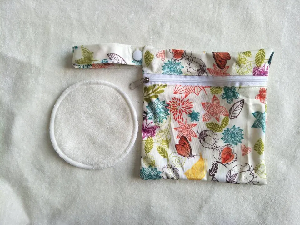 

Naughtybaby детские подушечки для груди, бамбуковые тонкие дышащие моющиеся многоразовые прокладки для кормления грудью против перелива молока с сумками