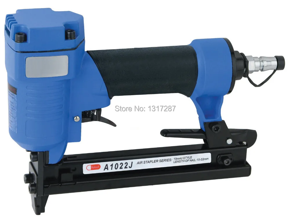 air stapler J1022-C pneumatic narrow crown stapler 10mm U style, length of nail:10-22mm 4-7BAR 60-110psi