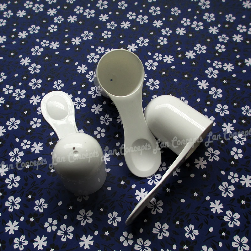 100pcs/lot 20ML 10 gram Plastic Scoop 10g Measuring Spoon - 8cmx2.9cmx4cm white free shipping