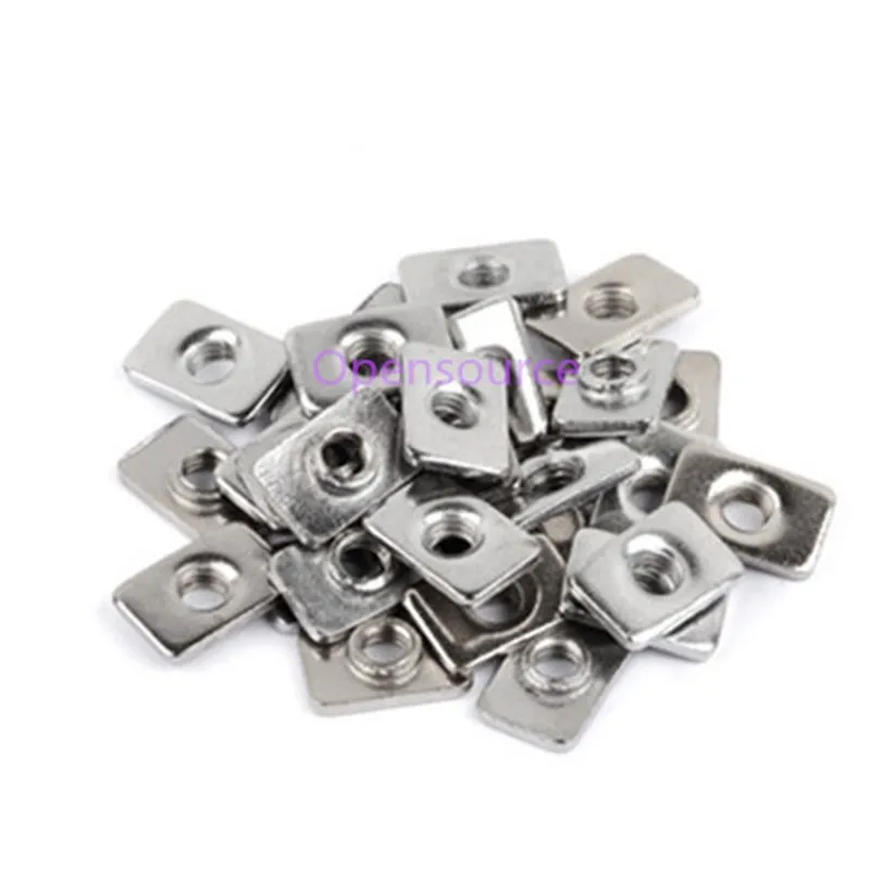 100pcs Openbuilds T-Nut Tee Nut M5 M3 for V-slot , OX CNC, 3D Printer Aluminum Extrusions frame use