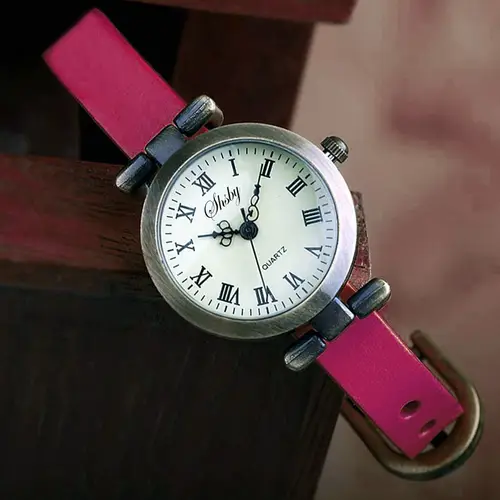 Shsby New Fashion Hot-Selling Leather Female Watch ROMA Vintage Watch Women Dress Watches - Image 11
