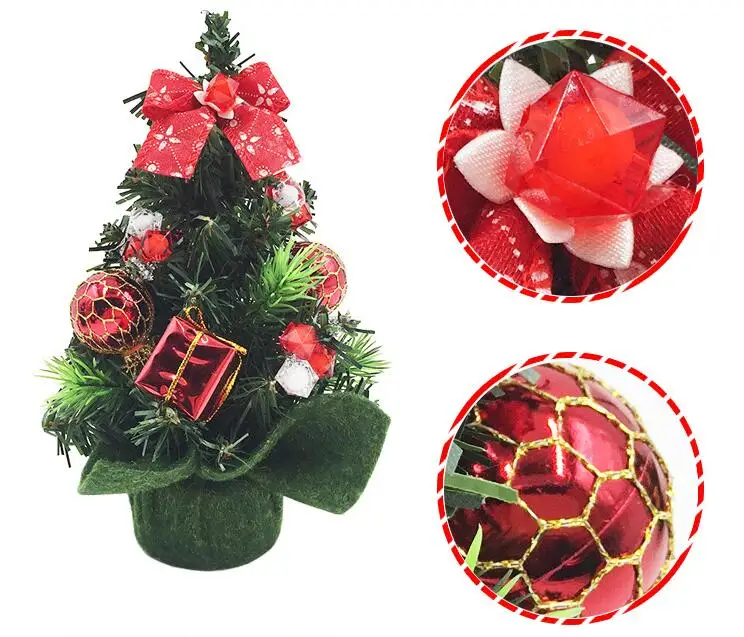 Mini christmas trees 20cm decorative christmas tree Christmas articles for home and office decoration free shipping CT07