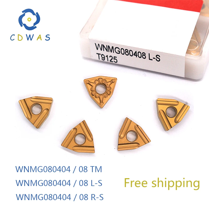 WNMG080408 TM / R S T9125 High Quality carbide outer External turning tool WNMG 080408 CNC lathe tool Free shipping
