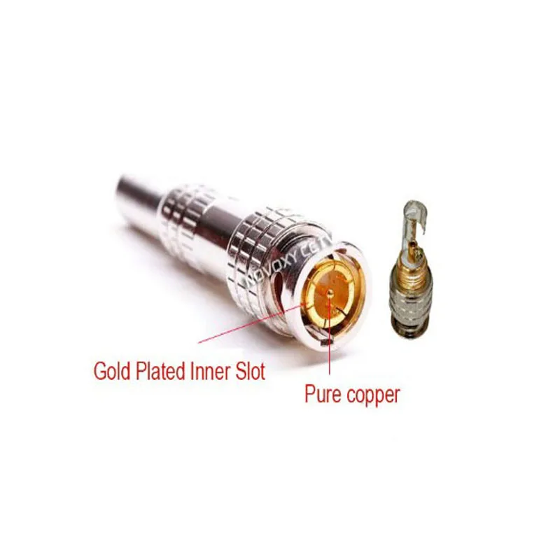 free solder  welding Q9 BNC Connector Special Joint Video Surveillance Cameras Wire Connector