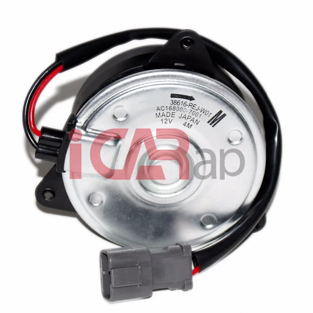 Automobiles New Radiator Cooling fan motor Electric fan motor OEM: 38616-REJ-W01 168000-7001 for Honda FIT CITY 2003-2008