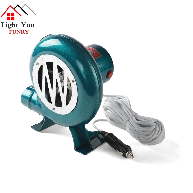 12V 40W Car Blower Barbecue DC blower Vehicle 12V DC Barbecue Camping Fan BBQ Accumulator Storage Battery Blower