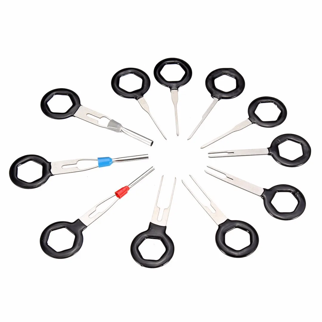 11pcs Car Terminal Removal Tool Wiring Connector Extractor Puller Release Pin