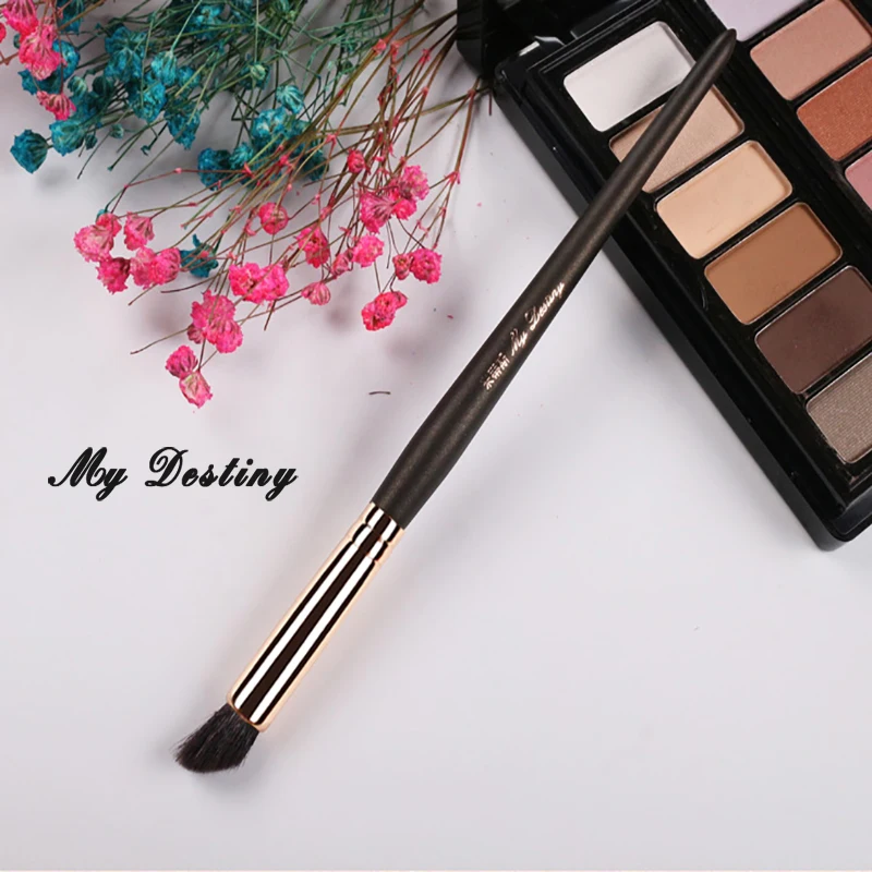 MY DESTINY Goat Hair Angled Horseshoe Japanese Style Brush Eyeshadow Blending Makeup Brushes Make Up Pinceis De Maquiagem 052