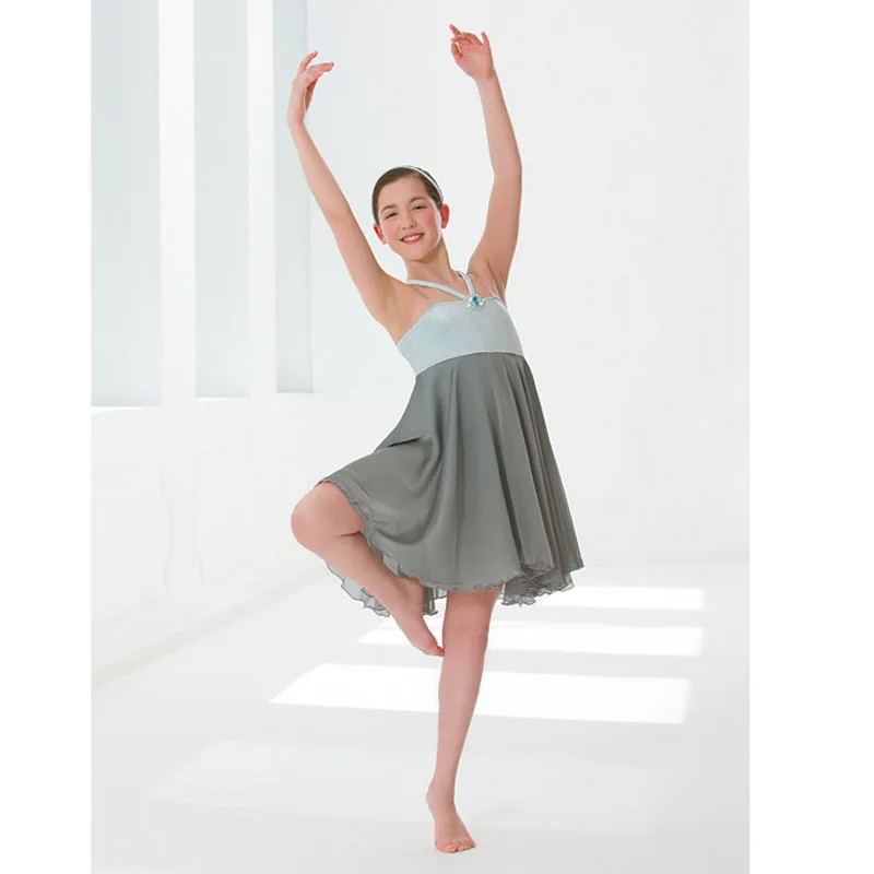 

Adult or Children Dance Ballet Nightgown Chiffon Skirt Princess Ballet Dress Gisele Ballet Dress One Piece For Practice