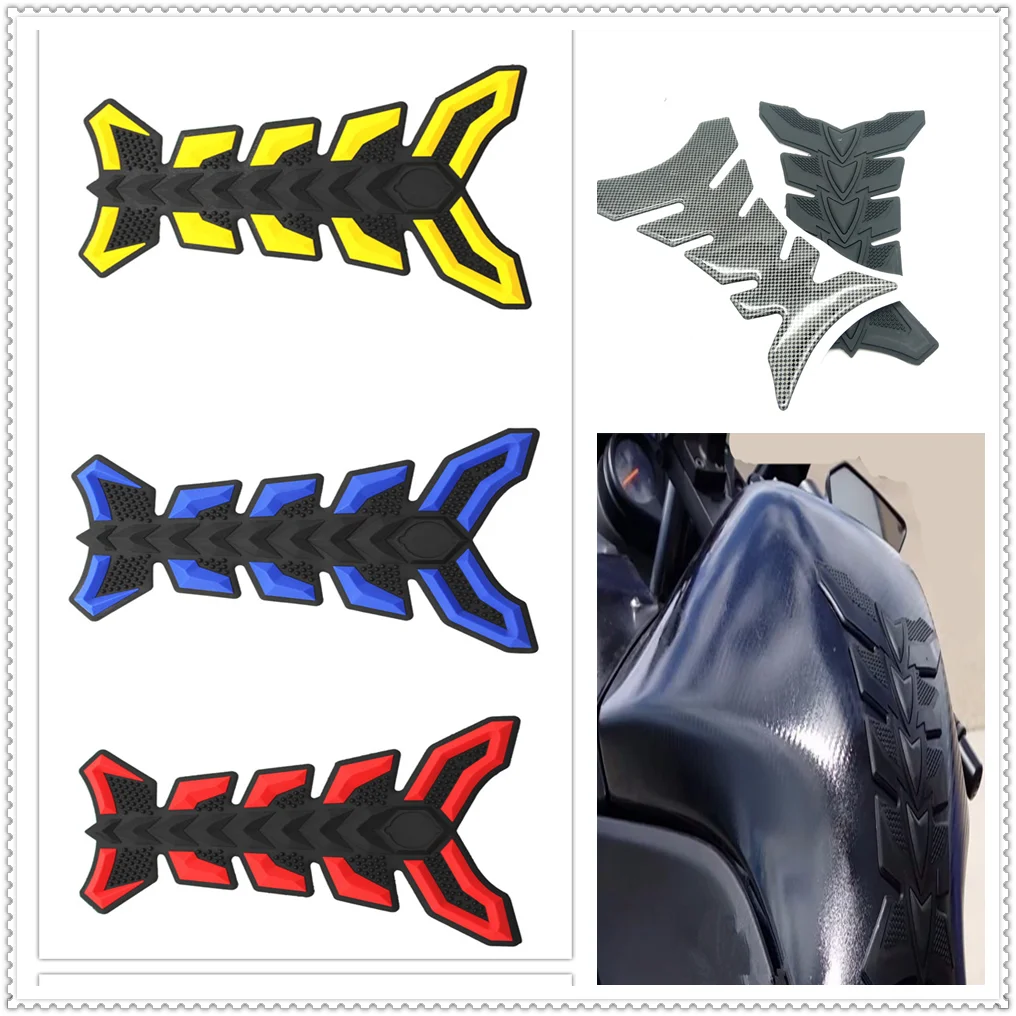 Motorcycle fish bone Pad Oil Gas Fuel Tank Cover Sticker Decal for SUZUKI GSXR750 GSXR1000 GSXR600 GSXR750 GSX-S1000 F AB