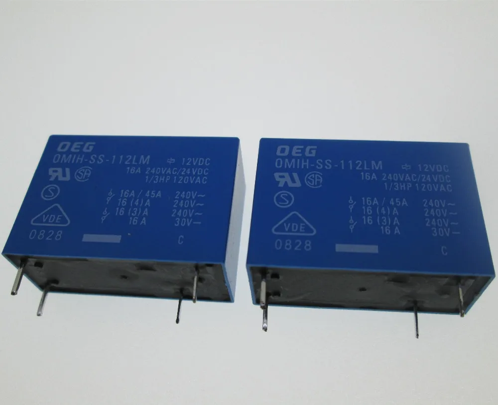 HOT NEW relay OMIH-SS-112LM-12VDC OMIH-SS-112LM 12VDC OMIHSS112LM  16A 240VAC 4PIN