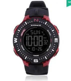 XONIX Mens Sports Watches Digital Waterproof 100m Led Light Outdoor Watch Multi Function Outdoor Wristwatch