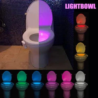 UV Toilet Light LED Toilet Lights Toilet Lid Lamps Creative Sterilization Lighting Bowl Night Light Motion Senser