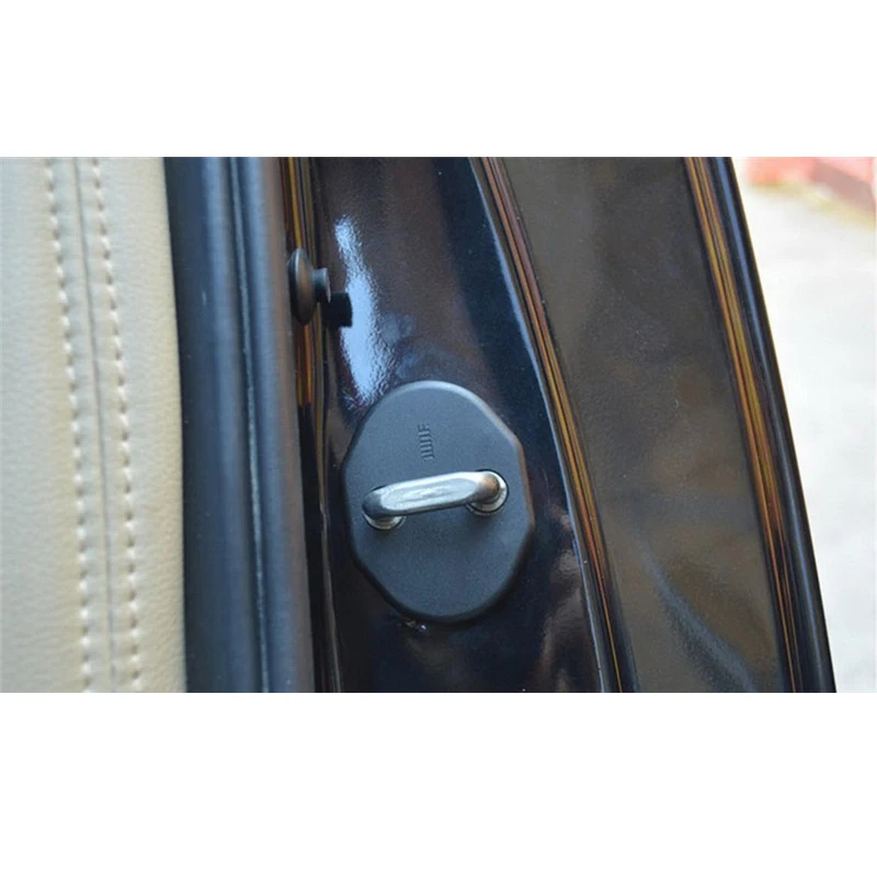 For Mitsubishi Lancer-Ex V93 V3 V5 For Pajero 2014 For Asx 2011 2012 2013 Door Lock Cover Protective Cover 4pcs car styling