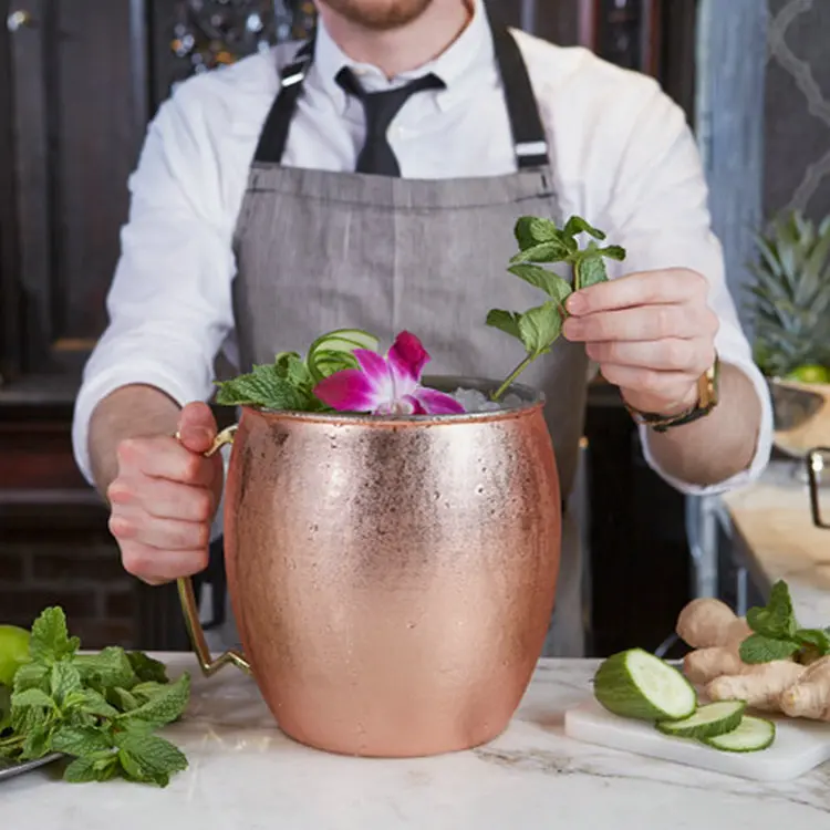 Giant Hammered Moscow Mule Mug, Mega Mug, Ice Bucket Mug, 5L