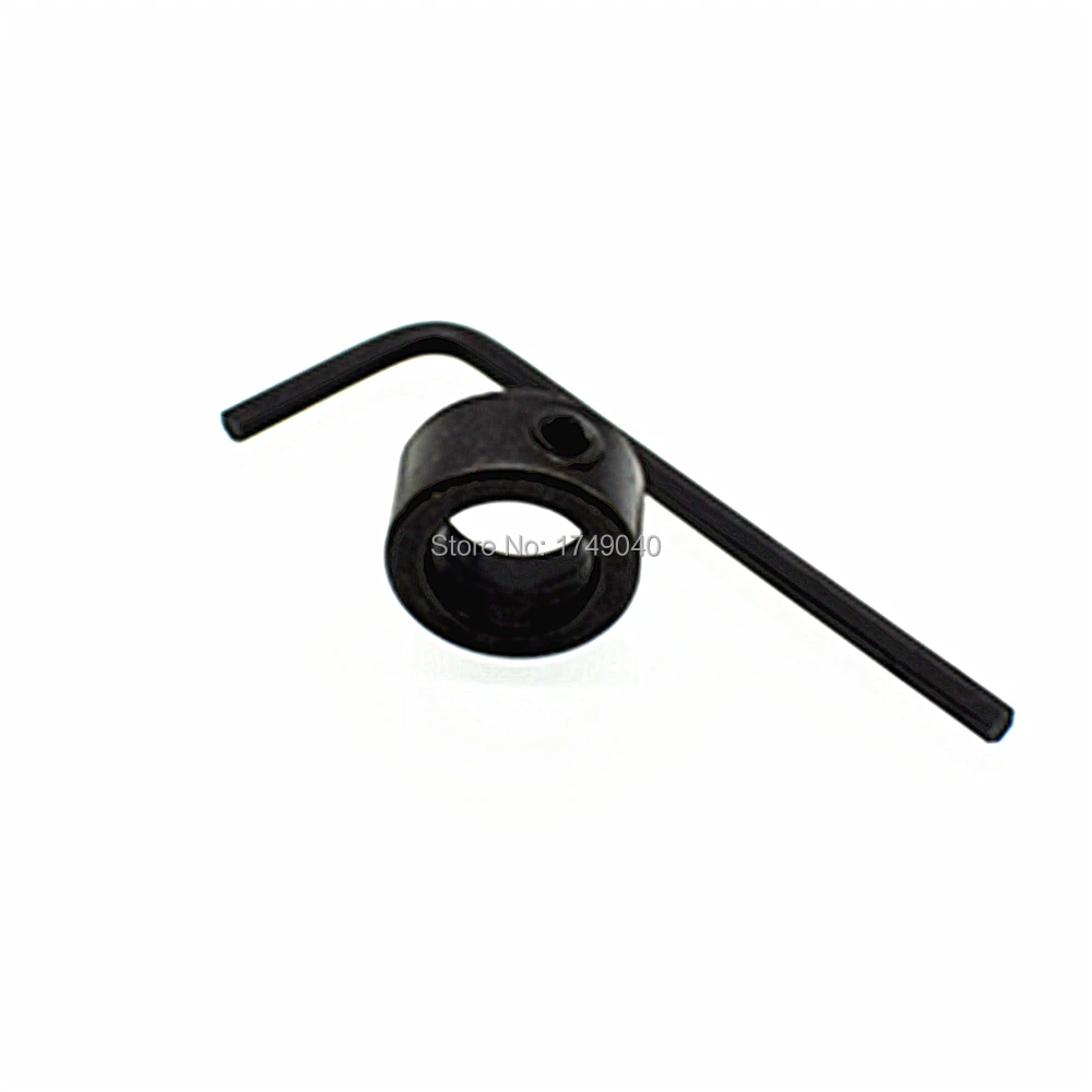 Broca de acero al carbono para carpintería, collares de tope de profundidad, anillo de diámetro, posicionador de 10mm, localizador con llave hexagonal portátil