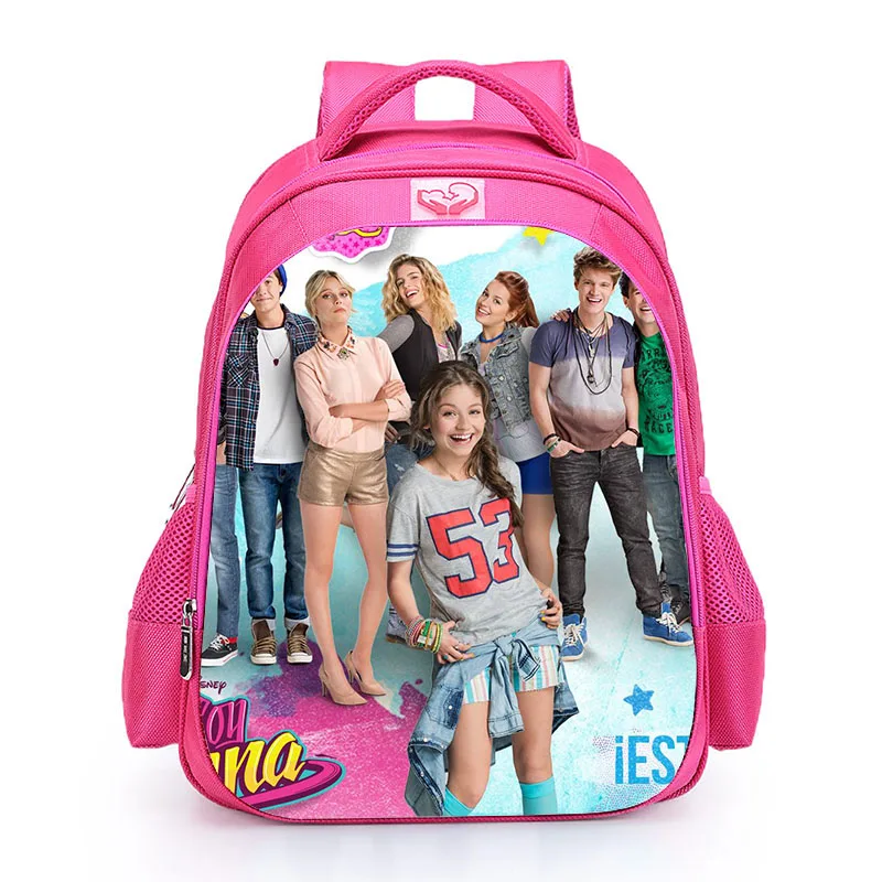 2020 Lovely Girl Soy Luna Schoolbag Cute Backpacks for Teenage Girls School Bag Fashio Pink Printing Rucksack Mochilas