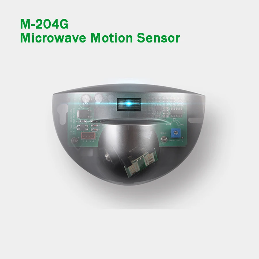 Microwave motion sensor movement wireless portable detector for automatic gate door opener antomatic access control