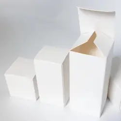 50Pcs/lot- White Paper Cardboard Box For Packing ,DIY White Packaging Boxes,DIY White Candy Boxes Handmade Soap Boxes
