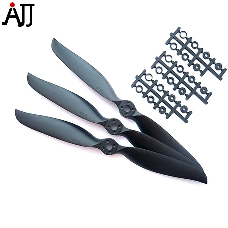 

3pcs/bag Rctimer 11x5.5E 1155 Precision Sport Propeller with Shaft Adaptation 3*11x5.5E Black Color Props