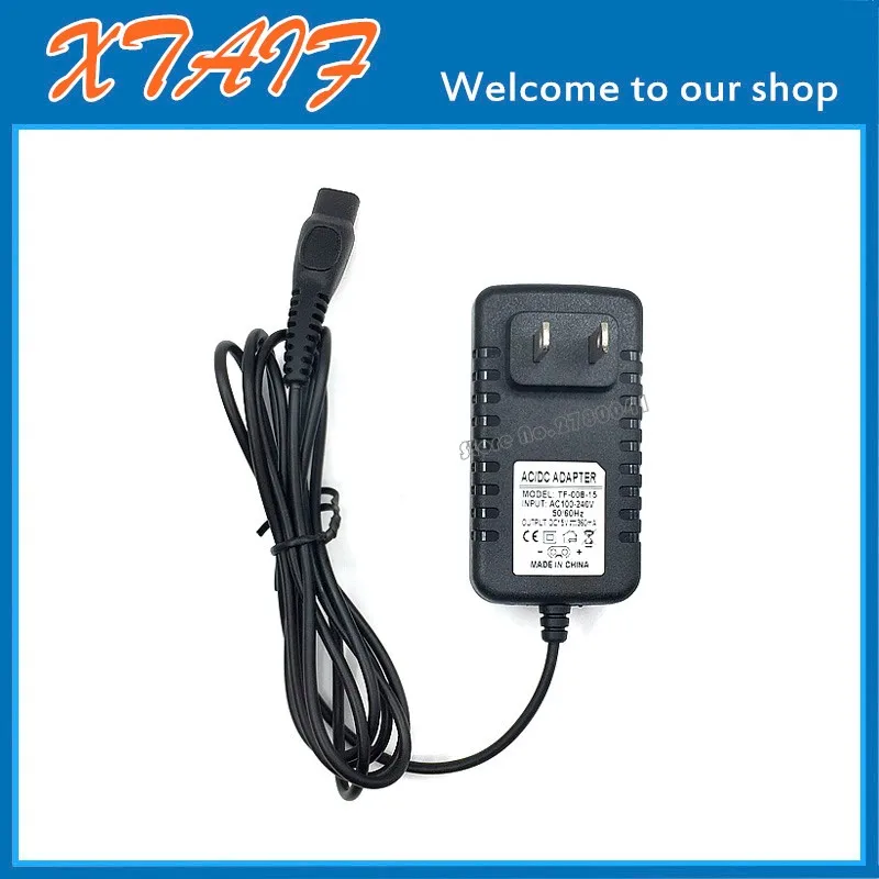 New Universal US Plug AC Power Charger Cord Adapter For Philips Norelco Shaver HQ6 HQ7 HQ8 HQ9 HS8 RQ Series AC100-240V 50-60Hz