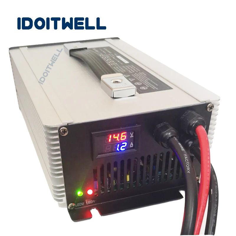 Professional Custom 40A 36V Lead acid battery charger intelligent 36V 40A WET VRLA SLA AGM GEL battery charger with LED display