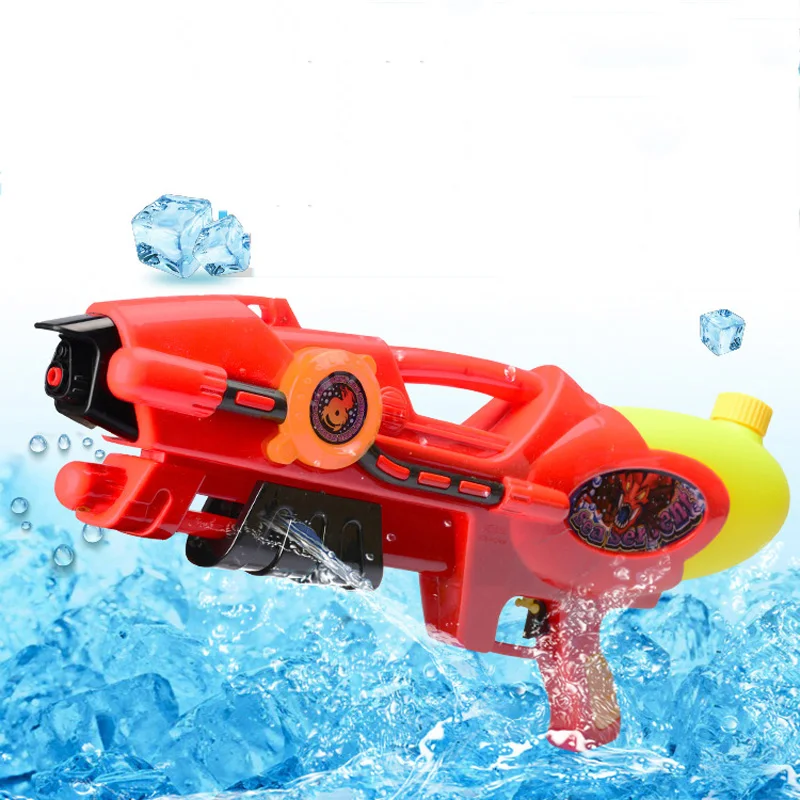 Summer Children\'s Outdoor Drifting Water Gun Pressure Water Gun Red Large High Pressure Pumping Beach Children\'s Water Games Toy