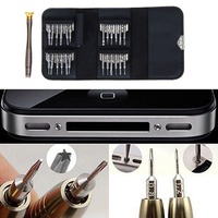 Updated Magnetic Screwdriver Set 25 in 1 Mini Wallet Pocket Repair Fix Tools Kit Mobile Phone Cellphone Tablet PC Glasses Watch