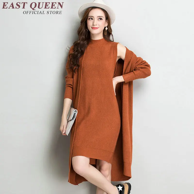 

Sweater dress female winter warm knitted jumper dresses ladies autumns fashion christmas long woman winter dress 2018 DD120