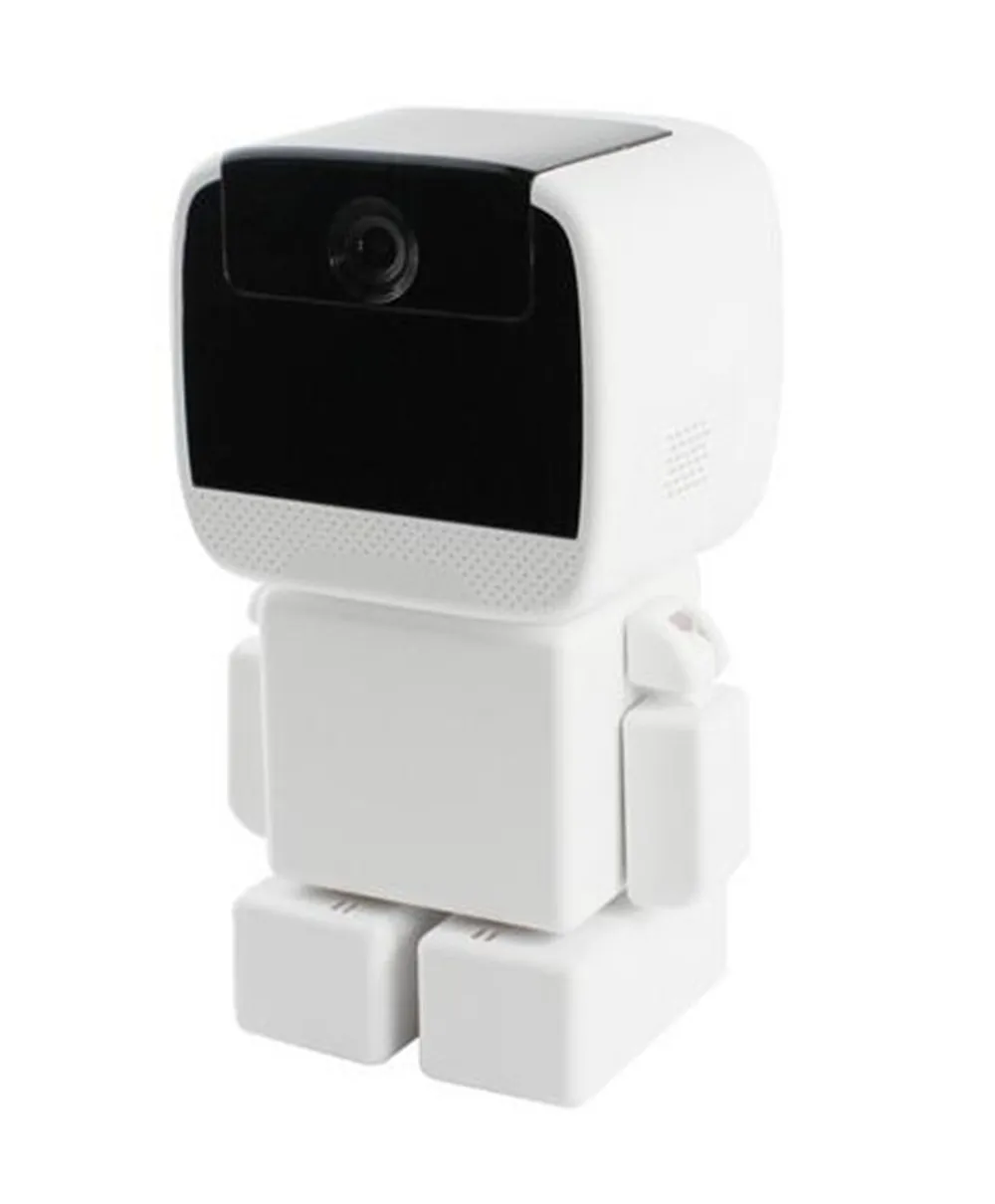 Robotman-cámara IP inalámbrica de 2MP y 1080P, videocámara con WIFI, visión nocturna IR, visualización del tiempo